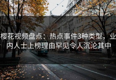 樱花视频盘点：热点事件3种类型，业内人士上榜理由罕见令人沉沦其中