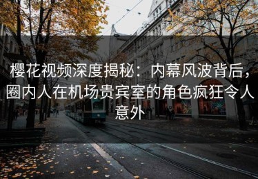 樱花视频深度揭秘：内幕风波背后，圈内人在机场贵宾室的角色疯狂令人意外