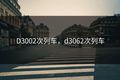 D3002次列车，d3062次列车